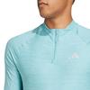 Adidas Mens Gym+ Quarter Zip Training Pullover