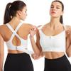 Cross-Border Adjustable Front Zipper Shockproof Sports Bra, Wire-Free Yoga Vest with Stylish Back, Plus Size