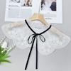 Shawl Wrap Decoration Lace Fabric Fake Collar Hollow DIY Detachable False Collar Ladies Cape Women Girls