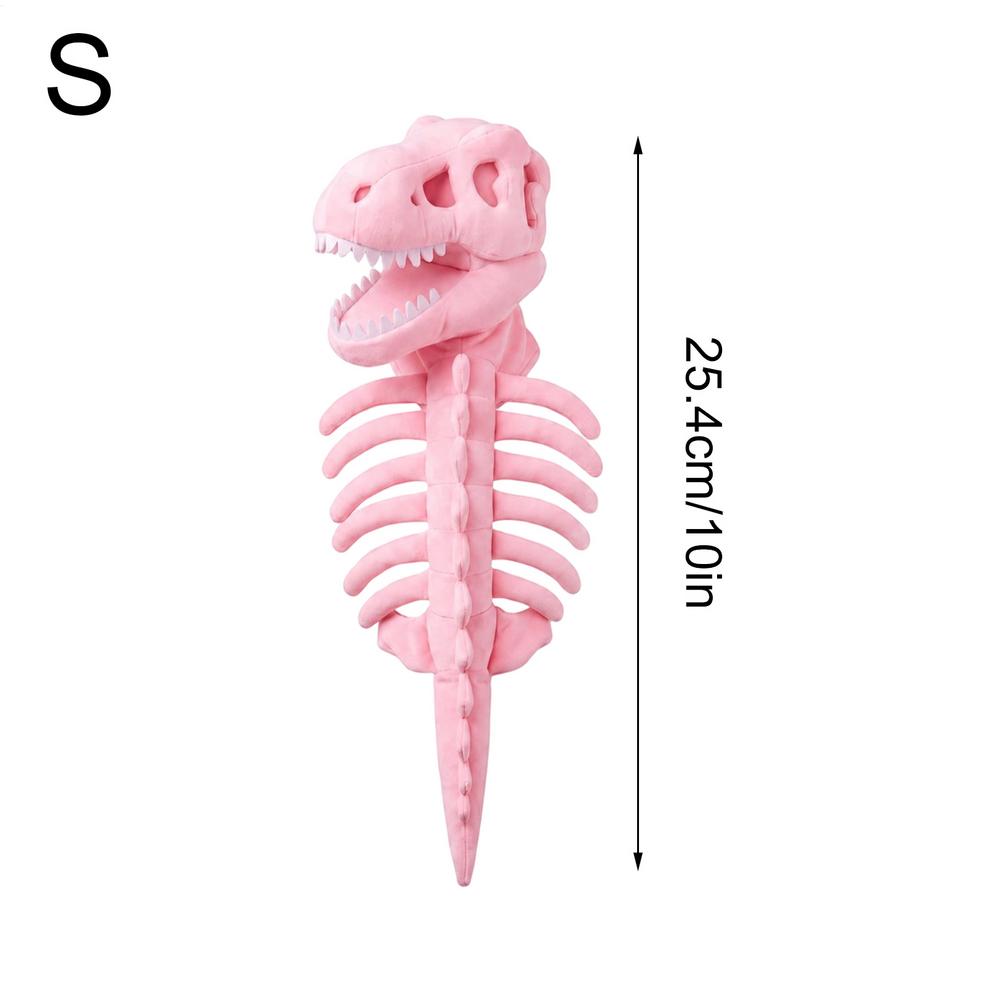 Dinosaur Cat Costume Soft Plush 3D Skeleton Funny Cosplay Outfit Halloween Dog Costume For Puppy Kitten Daily Birthday Party