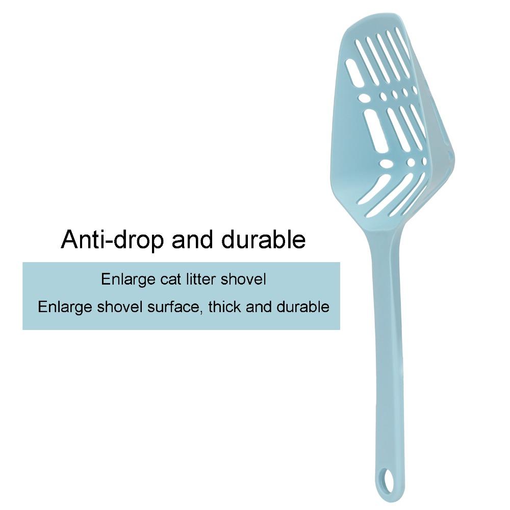 with Back Hook PP Triangle Large Cat Litter Scoop Deep Shovel Cleaning Shovel Tool Pet Cleaning