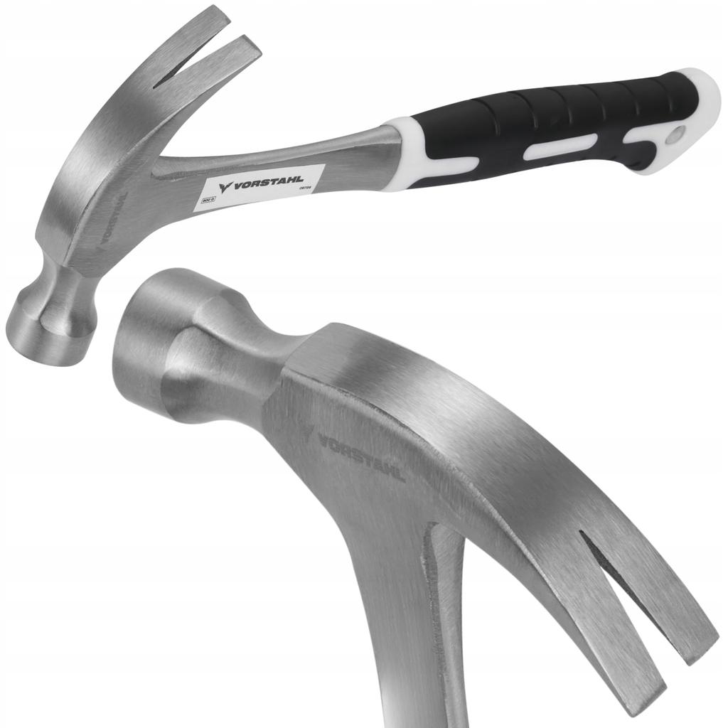 CARPENTER'S HAMMER Hardened steel Forged handle MONOBLOCK > 600g < Vorstahl
