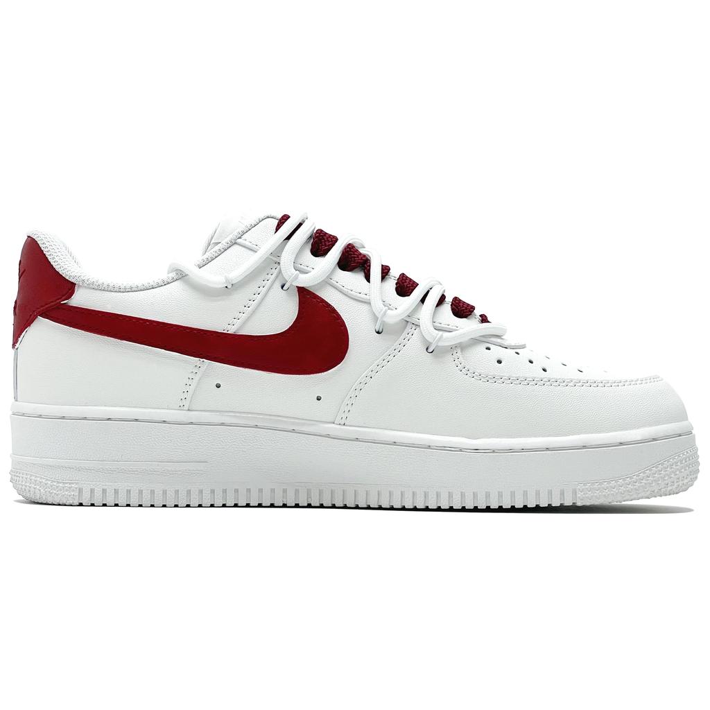 Nike Кроссовки Air Force 1 Низкие Устойчивые к истиранию Для скейтбординга Мужские Белый Красный CW2288-111(Team1467-QD)