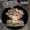 Dragon Ball Super Round Area Rug Carpet Rug For Living Room Bedroom Sofa Playroom Decor Nonslip Floor Mat