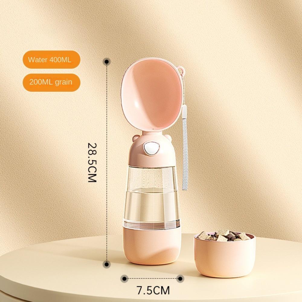 Портативная бутылка для воды для кошек и собак, кормушка для еды, поилка для корма, диспенсер для какашек 3 в 1, герметичная многофункциональная дорожная ...