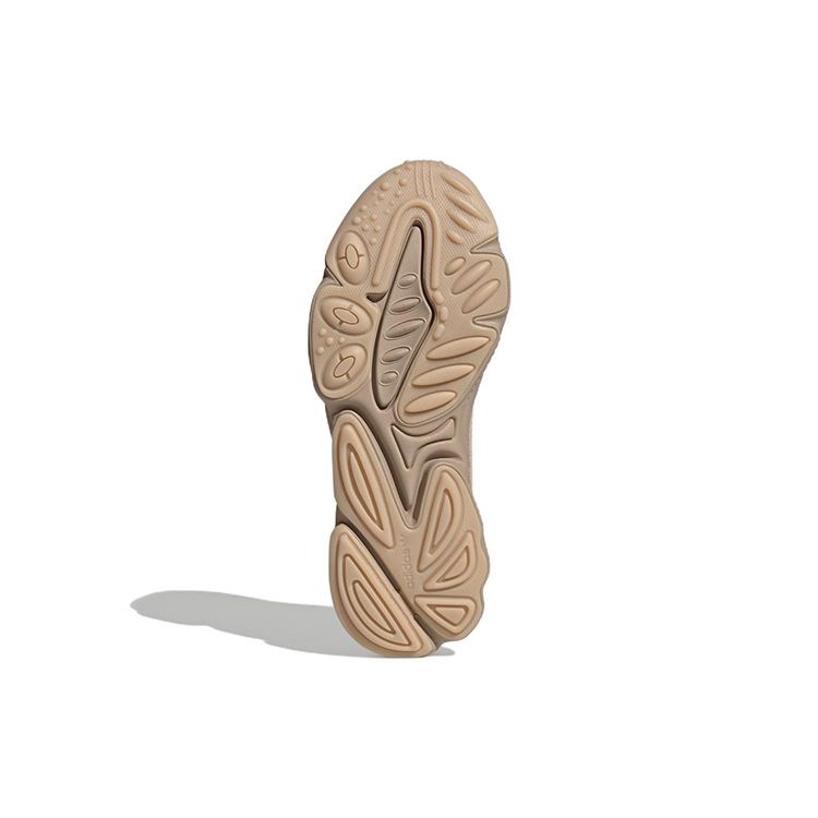 adidas Originals Ozweego Meta Кожа Спортивный Тренд Прочные Низкие Повседневные Кроссовки Унисекс Повседневная Обувь Бежевый HQ6327