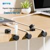 Magnetic Desktop Cable Organizer and Management System