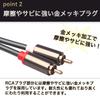 AZNABLE XLR to RCA Conversion Cable for Microphones (Female, 3m)