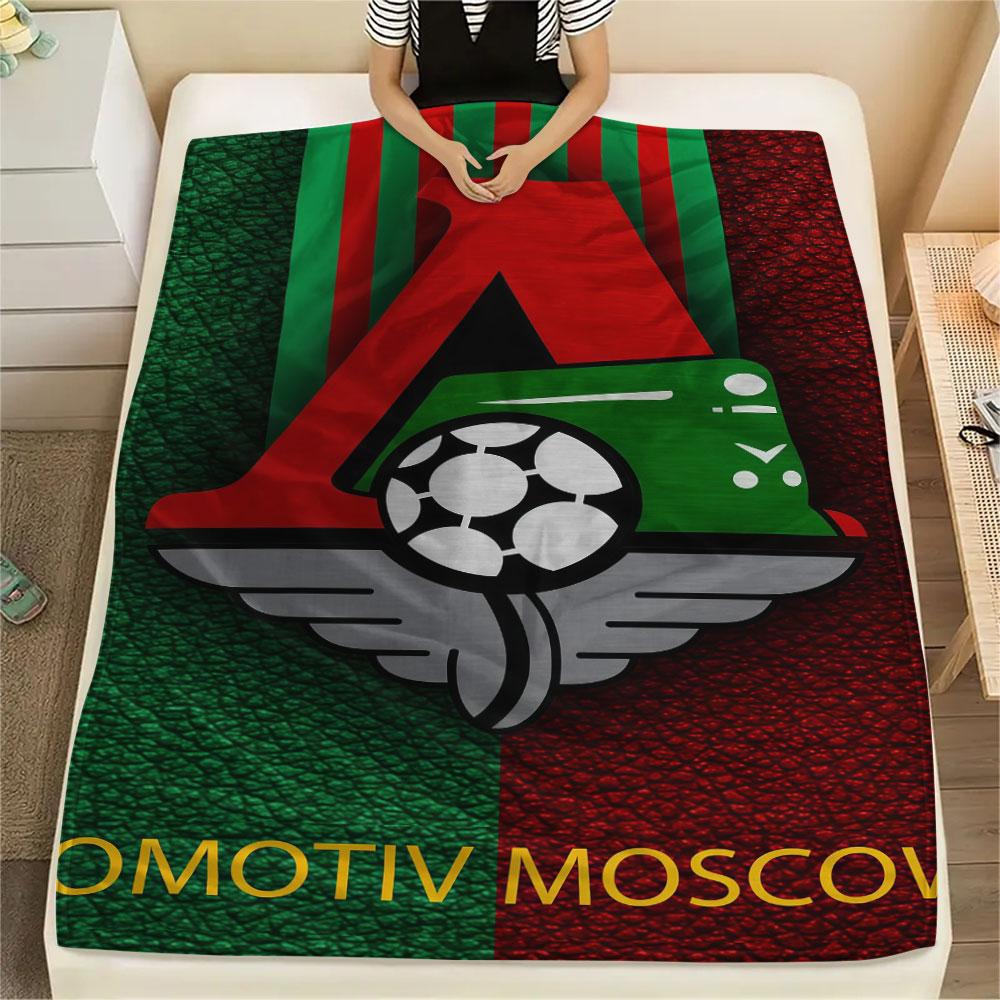 1PC Lokomotiv Moscow Spark Blanket, High quality Comfortable for All Seasons, Home Decor, Warmth and Comfort