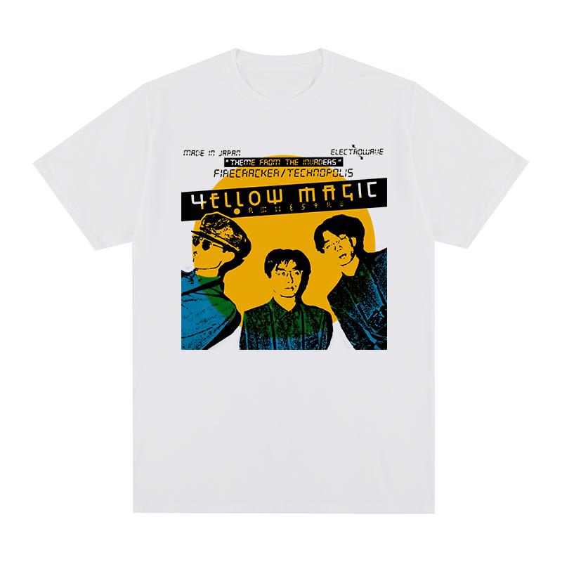 Yellow Magic Orchestra YMO Vintage tshirt Ryuichi Sakamoto Classic Cotton Unisex T shirt New TEE TSHIRT Women s tops