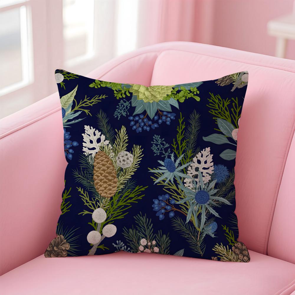 Art WWilliam Morris Cushion Cover Pillow Case Soft Skin Friendly Fabric Comfort Concealed Zipper