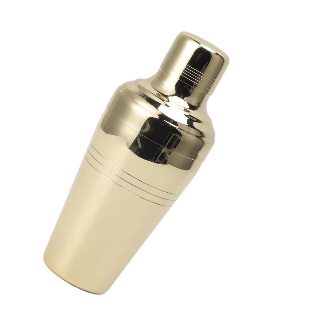 Cocktail Shaker 304 Stainless Steel Mixer Drink Shaker for Home Bartending Kit Bar Tool 510ml Gold