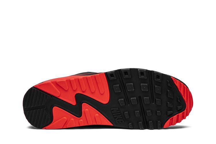 Мужские кроссовки Nike Air Max 90 Undefeated Черный Солнечно-красный Черный/Солнечно-красный