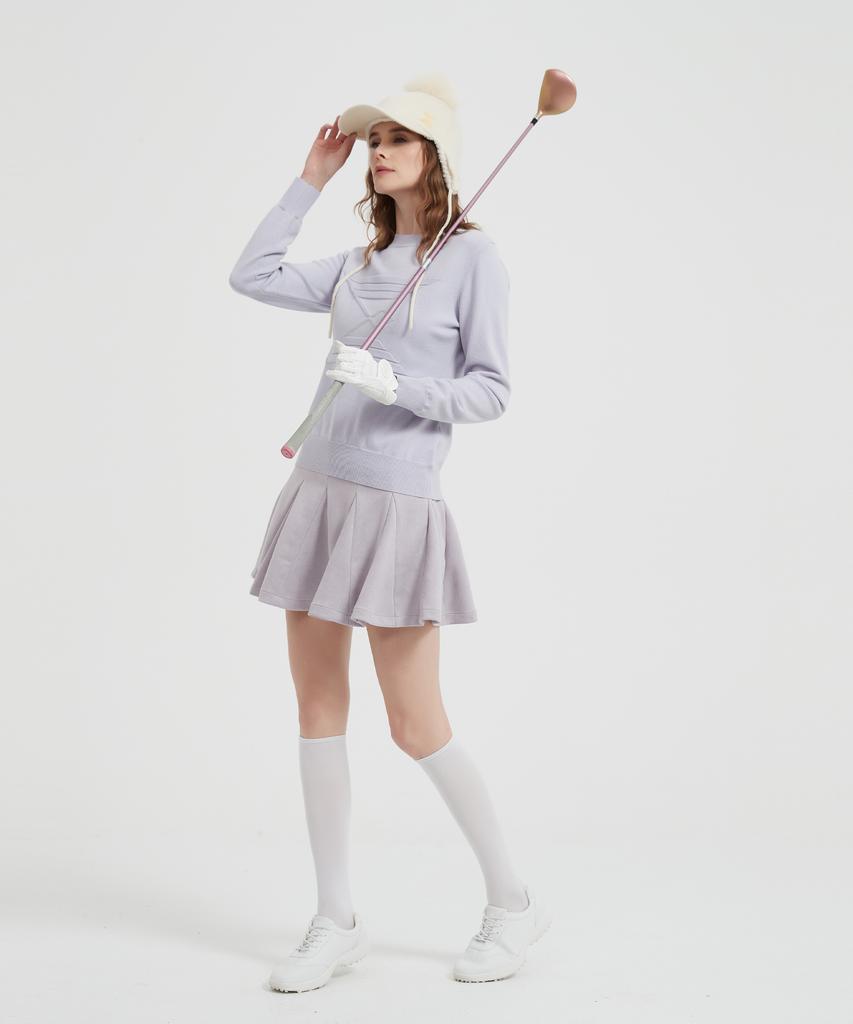 E.PARCA Pansy Long Sleeve Knit Top