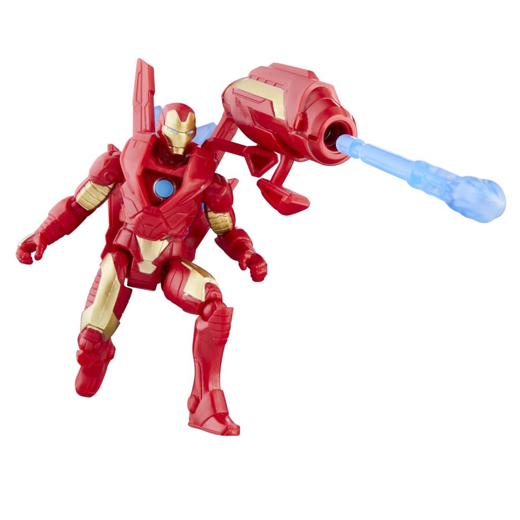 Hasbro Marvel Avengers Epic Hero Series Battle Gear Iron Man Action Figure, 4-inch (10 cm) size, Superhero Toy for ages 4 and up, F9342, Authentic