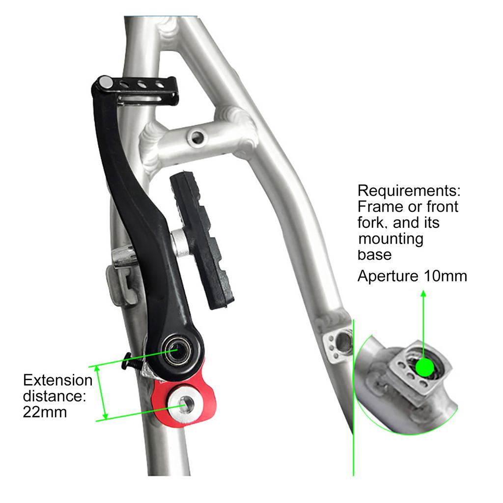 V Brake Post Extension Mounts Universal V Brake Extension block Brake Extension Seats set for Bike Wheel Size Upgrades