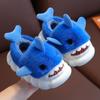 2023 Shark Cartoon Non-slip Cotton Slippers for Kids - Winter Girls & Boys Heel Shoes
