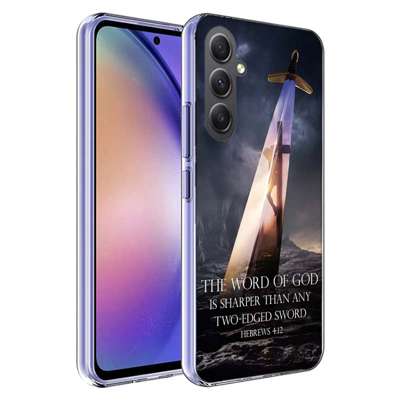 Чехол для телефона «Бог Иисус Молитва» для Samsung A17 A37 A57 A07 A16 A26 A36 A56 A06 A02S A12 A22 A32 A52S A04S A14 A24 A34 A54 A03 A13 A33
