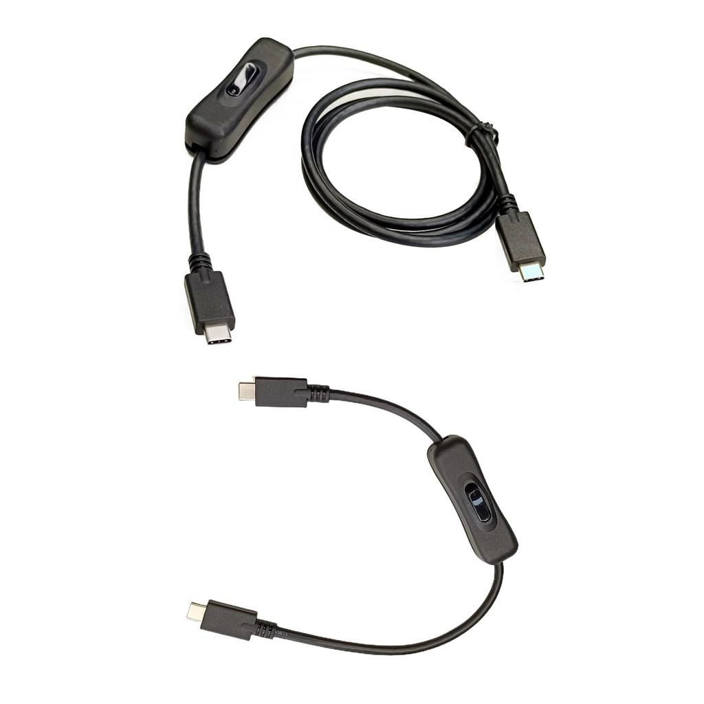 Кабель USB C — USB C, тип C «папа» — тип C «папа» с переключателями, зарядный кабель-адаптер, шнур USB3.1 PD100W для телефона