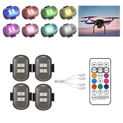 RGB Светодиодные стробоскопы для автомобиля Мотоциклетные светодиодные мигающие габаритные огни Беспроводной свет Авиационные предупреждающие огни Аксессуары