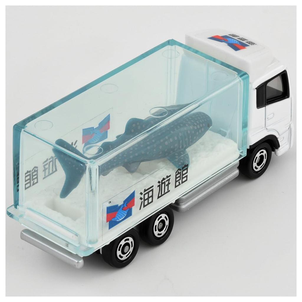 TAKARA TOMY Tomica 069 Грузовик-аквариум Миниатюрная игрушечная машинка для детей от 3 лет Нет. (Акула) (коробка)