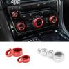 4 шт./компл., алюминиевый сплав, автомобильный кондиционер, ручка регулировки громкости, накладка, подходит для Jaguar XJ 2010-автомобильные аксессуары для интерьера
