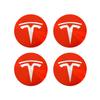 TBQW4 4pcs 56mm Tesla Wheel Center Cap Hub Cover Badge Emblem Sticker Car Accessories For Tesla Model 3 Y 2023 S X Cybertruck Highland