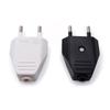 Rewireable Extension Cord Connector 2 Pin Eu European Us Male Plug Ac Electrical Socket Adapter 250V Replacement