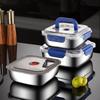 Stainless Steel Freshness-Keeping Box Large Capacity Lunch Box Bento Box  Refrigerator Storage