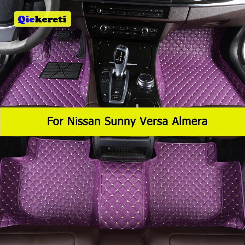 Автомобильные коврики для Nissan Sunny Versa Almera Auto Carpets Foot Coche Accessorie