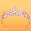 Bridal Crown Tiara Alloy Hair Accessories Birthday Crystal Crown Queen High End Atmosphere Headband