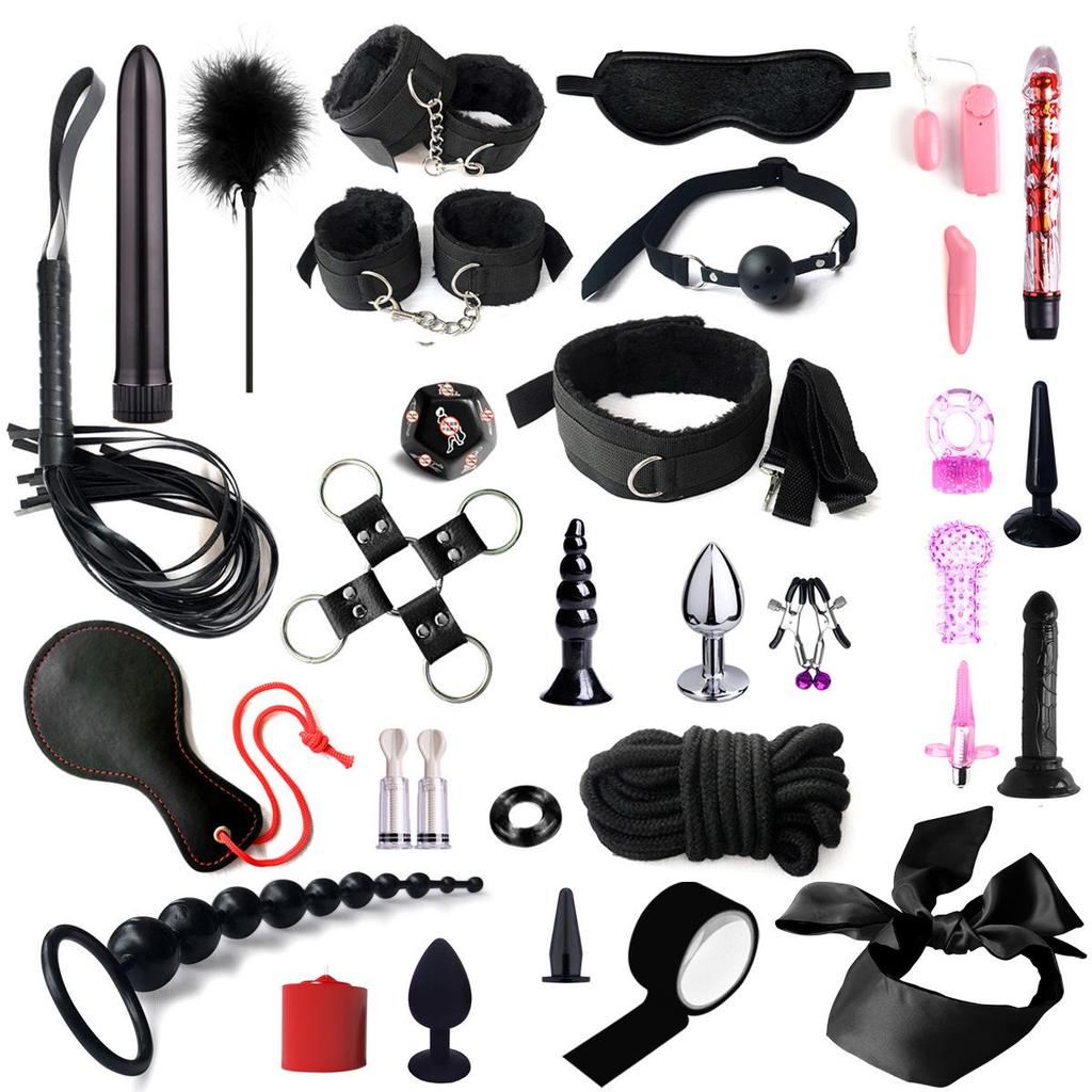 BDSM Accessory Set: Cross-Border Adult Collection with Anal Plug and Sex Toys