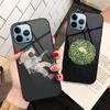 Чехол из закаленного стекла с цветами астронавта для Iphone 13 14 12 Pro Max Mini Xs Xr X, чехол для Iphone 7 8 6s Plus Se 2022 11 Carcasa