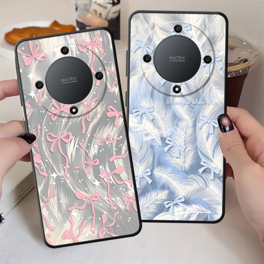Креативный чехол-бант для Honor X9a X5b X6 90 Magic5Lite 70 200 400 Lite 8X X7 X8 Funda Чехол для телефона