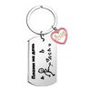 1Pc Love Accessories Commemorative Gift Russian Keychain Fashion Accessories Engraved Keychain Simple Style Stainless Steel