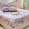 1pc 100%Cotton Bed Sheet Flower Printed Mattress Cover Single/Queen/King Fitted Bedsheet Double Bed Sheets (without Pillowcase)
