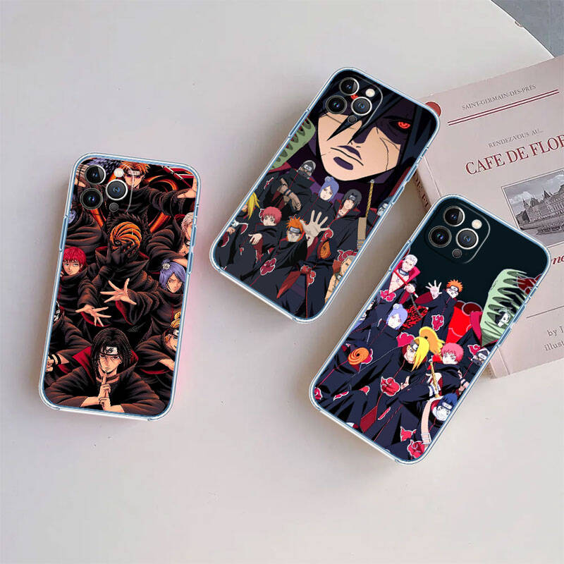 MH96 Чехол Naruto Akatsuki для Motorola E7 G6 G7 G8 G9 Plus Power Play G10 G20 G04 E30 E40 E22 E20 E13 E15 G22 G23 G05 G75 G35 G55