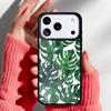 Чехол для телефона 'Цветок Монстеры Тропические Зеленые Листья' для iPhone 17 Air 16e 15 14 13 Pro Max Задняя крышка для 12 11 Pro Coque