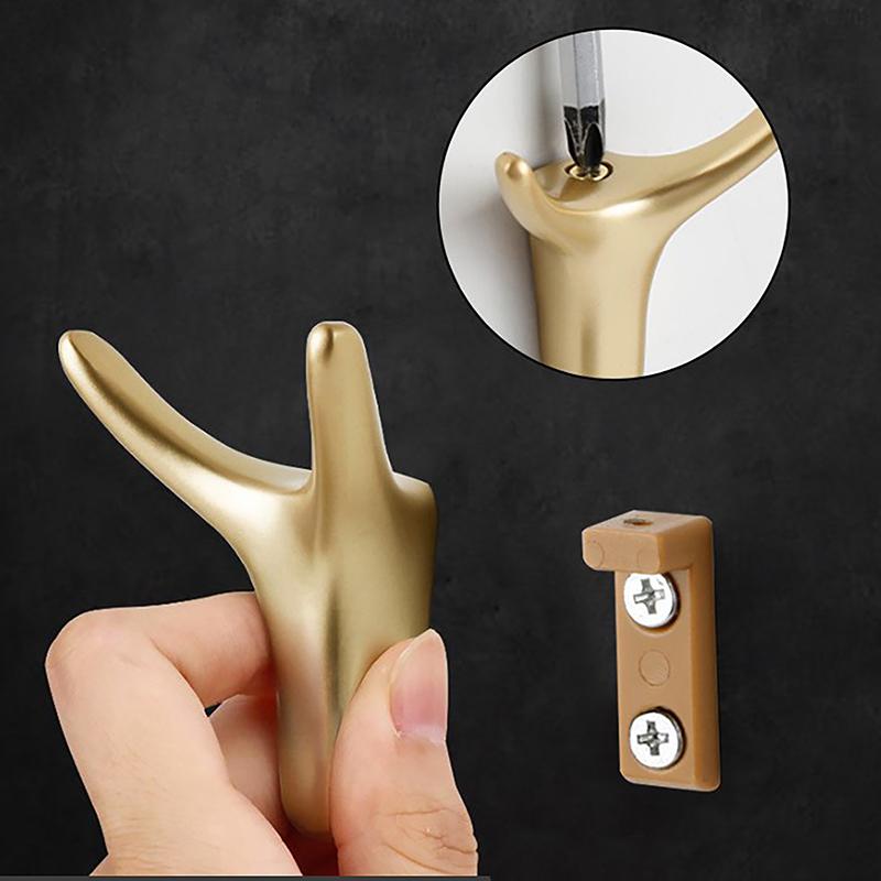 Современный скандинавский светлый роскошный алюминиевый сплав новый подвесной крючок для ванной комнаты, гардеробная дверь, настенный крючок для одежды и гардероба