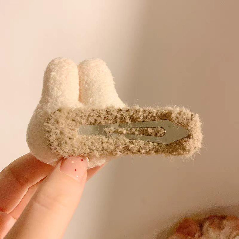 1 шт. Милая мультяшная плюшевая заколка для волос сбоку, заколка-ободок для подстригания выбившихся волос и эксклюзивный милый аксессуар для волос для челки