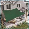 Sunshade sail awning curtain waterproof UV canopy green 4x5 m
