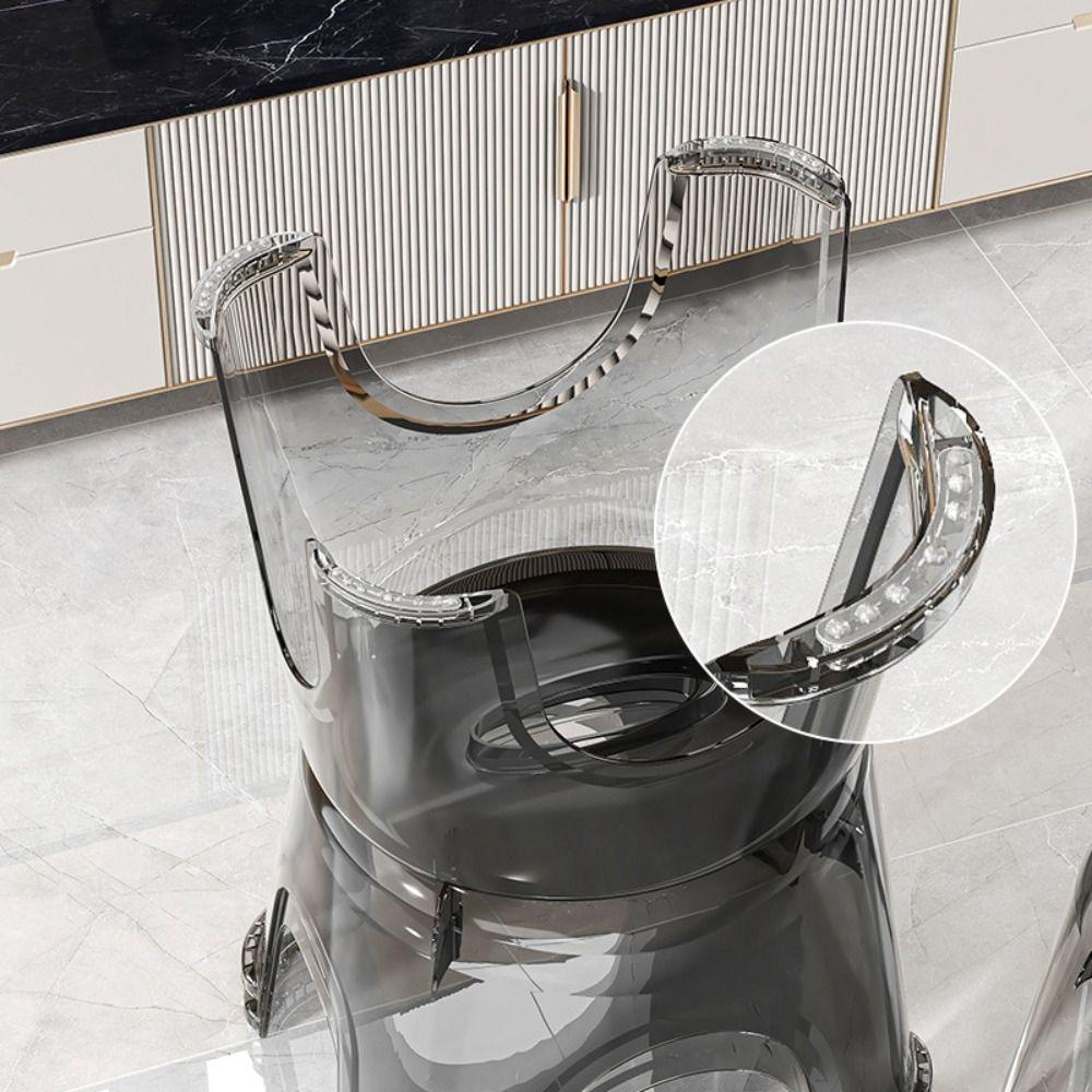 Transparent Small Low Stool Non-slip Shoe Changing Stool Modern Furniture Kid Stool Bedside