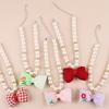 Creative Cat Dog Simulated Pearl Collar Pet Necklace  Bow Pet Necklace Adjustable Puppy Kitten Necklace Pet Supplies