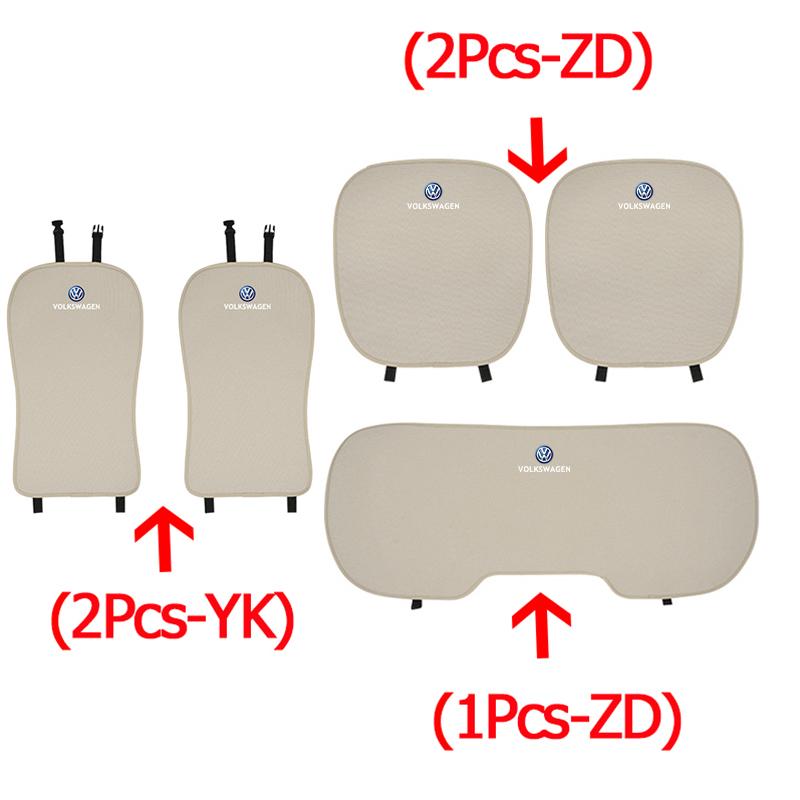 Для VOLKSWAGEN VW Volkswagen Чехол на сиденье автомобиля Ледяной шелк Подушка Защитные накладки Для VW GTI Polo Golf Passat Tiguan Arteon Touareg CC