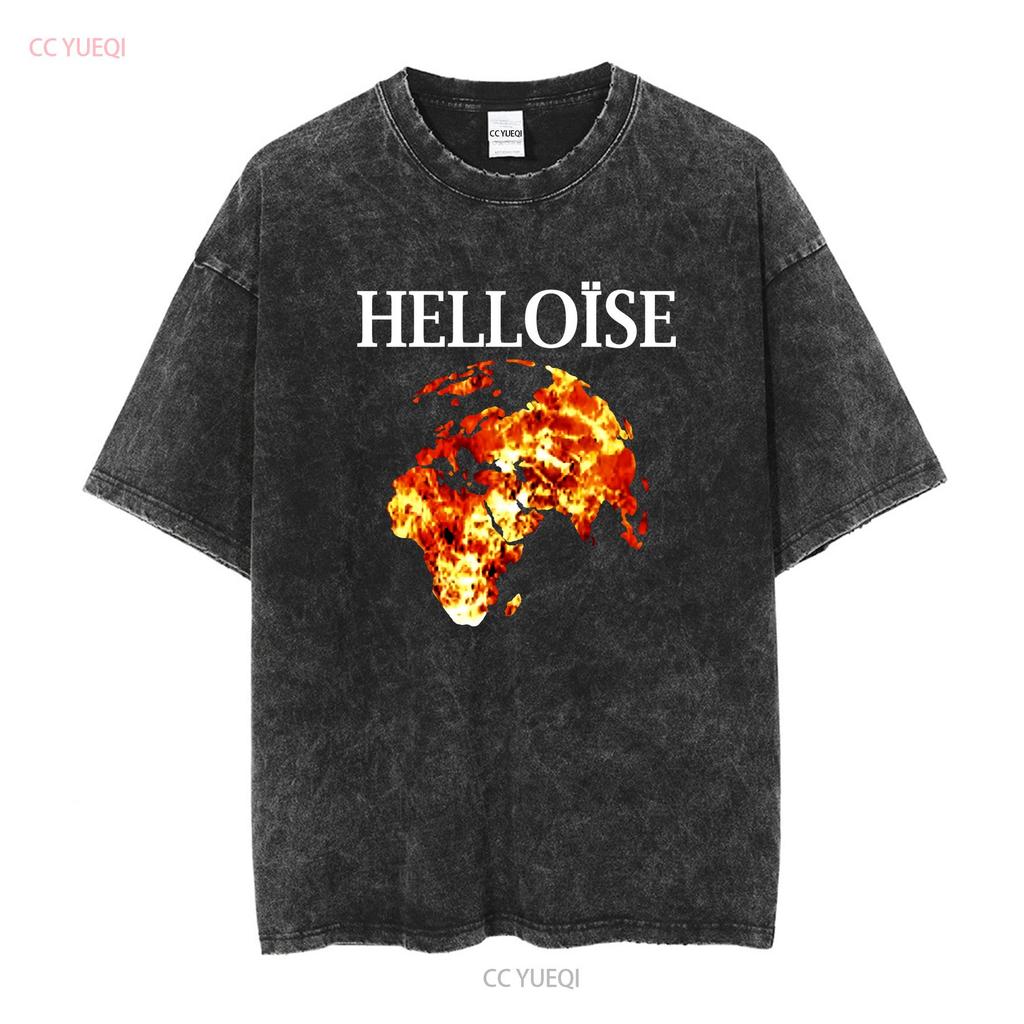 Vintage 90s HELLOISE band tee metal long or short sleeves vintage Washed Stretched Breathable Versatile Top For Everyday Wear
