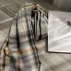 New Thickened Scarf Korean Sweet Warm Imitation Cashmere Scarf Plaid Shawl Student Scarf Women