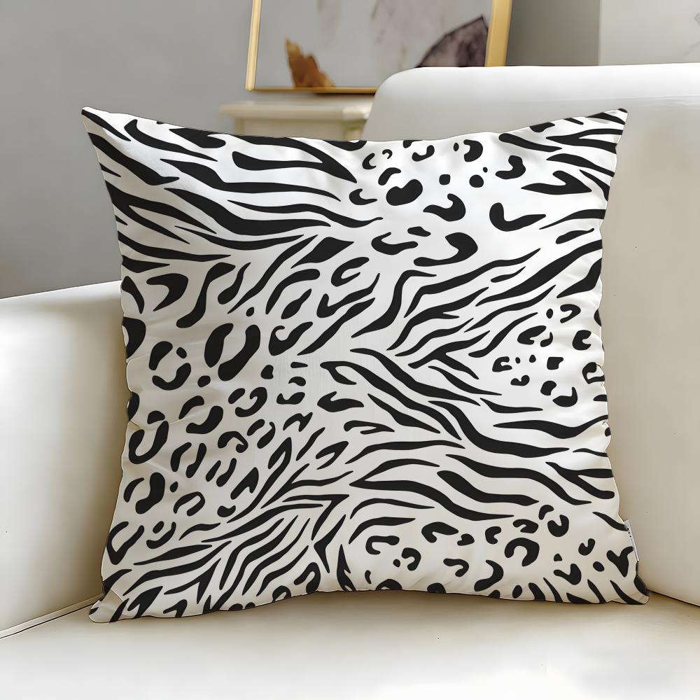 Regular Retro Texture Cushion Cover Soft EasyWash Pillow Case Versatile for Couch Bed Travel and Office