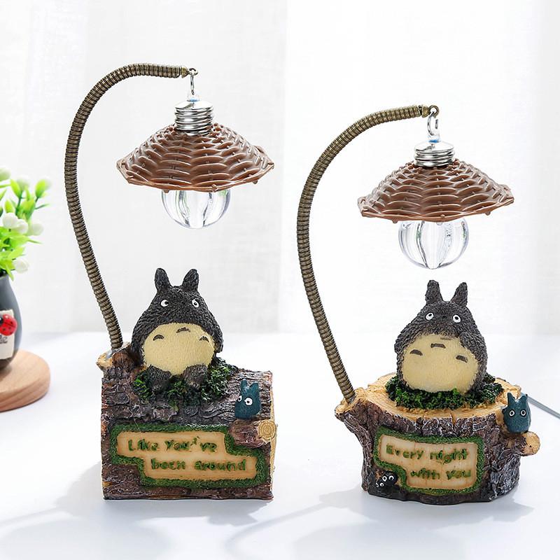 My Totoro Neighbor No Face Man Night Lamp Resin Cartoon Figurine Gift Light