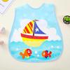 Reusable Baby Waterproof Bib Cartoon EVA Saliva Towel Anti Dirty Apron Feeding Drool Towel for 1-3 Years Old Choldren