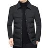 Mens Short Down Jacket Winter Warm Slim Fit Casual Outerwear Middle-Aged Men